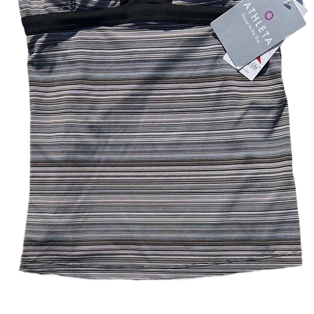 Athleta Veracruz Stripe Striped Tankini Swim Top SIze Small New - Picture 6 of 10